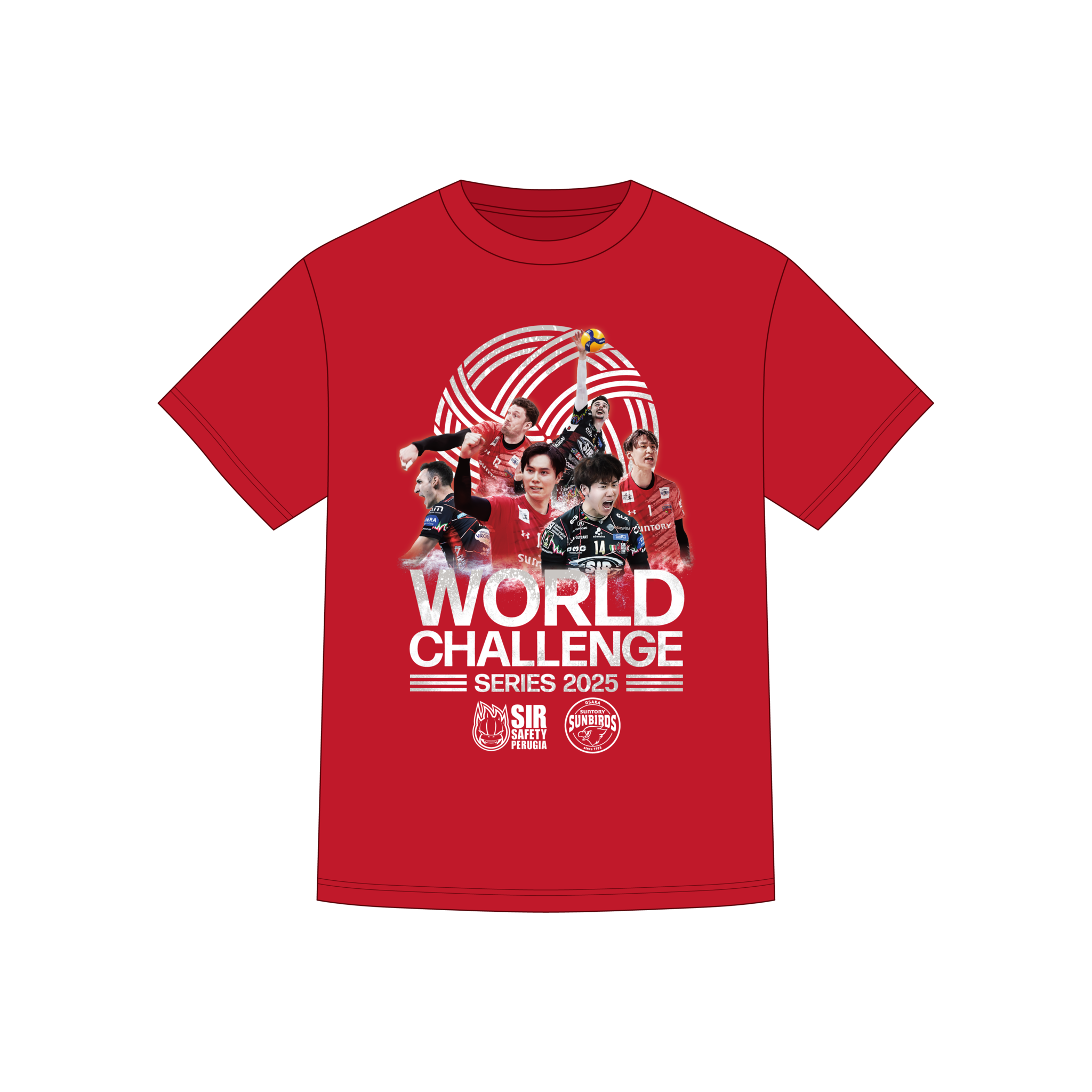 応援Tシャツ(レッド) – サントリースポーツオンラインショップ