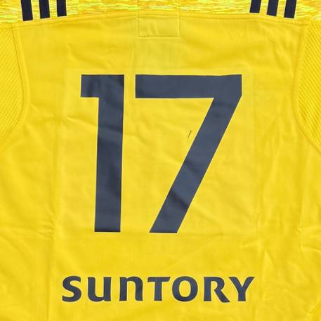 着用ジャージ 】2015-2017シーズン 背番号入り試合用ジャージ 背番号