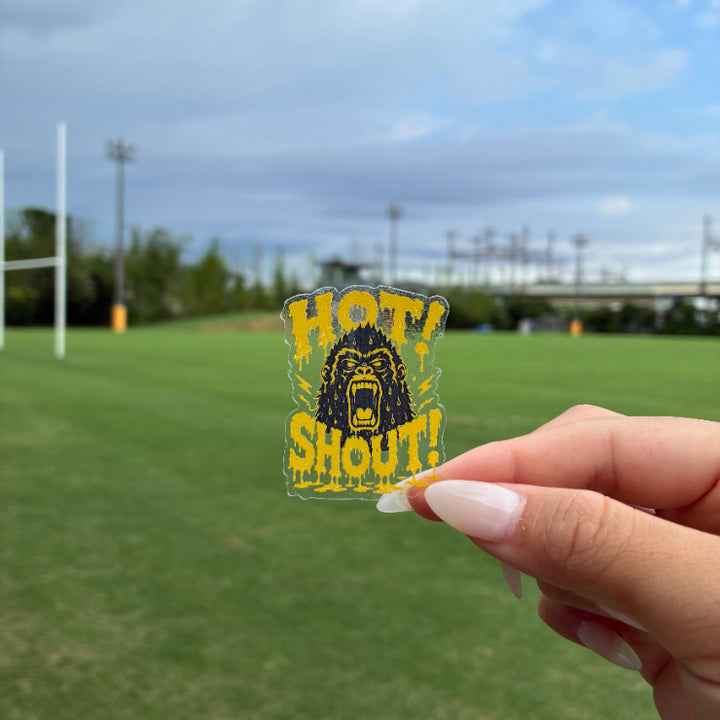 HOT! SHOUT! GOLIATH! クリアステッカー