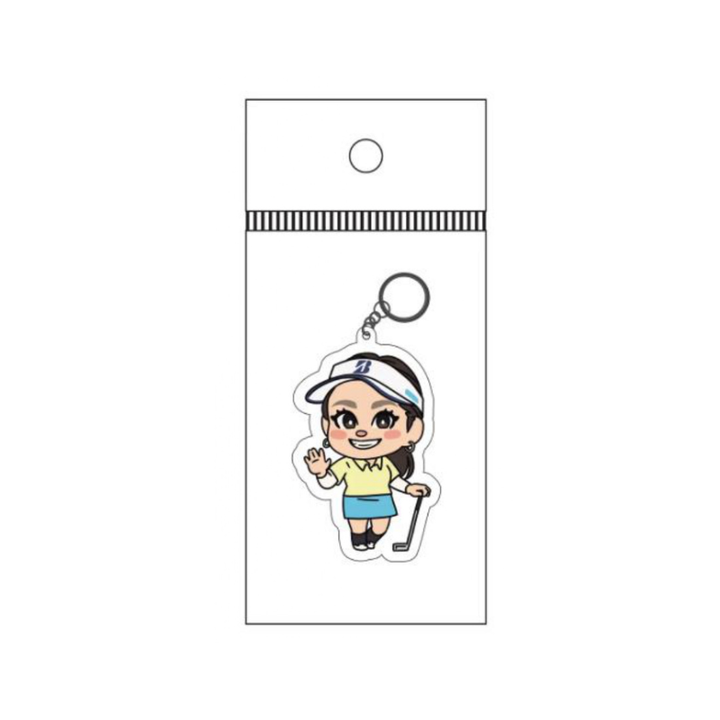 所属プロ ラバーキーホルダー（宮里藍プロ）