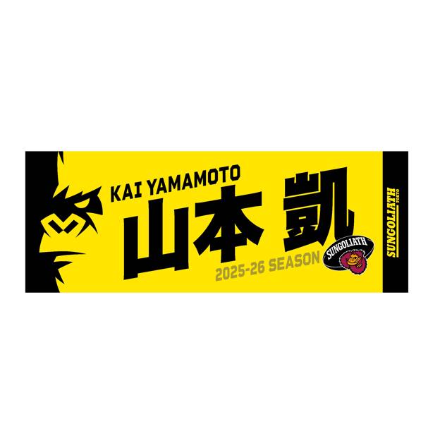 受注販売】2025-26シーズン 選手ネームタオル – サントリースポーツ